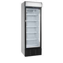 Üvegajtós hűtő – italhűtő  TEFCOLD 438 / 374 Liter