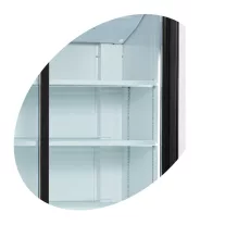 Tefcold Üvegajtós italhűtő - 730 / 540 Literes – 15946