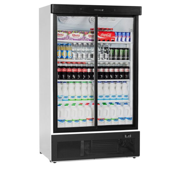 Üvegajtós hűtő – italhűtő  TEFCOLD 895 / 660 Liter