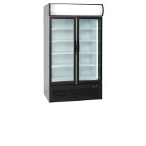 Üvegajtós hűtő – italhűtő  TEFCOLD 875 / 710 Liter