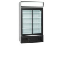Üvegajtós hűtő – italhűtő  TEFCOLD 875 / 710 Liter