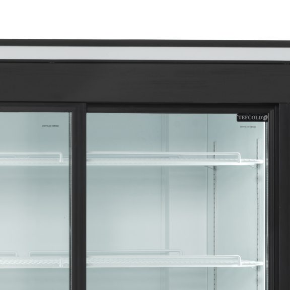Üvegajtós hűtő – italhűtő  TEFCOLD 875 / 710 Liter