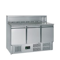   Hűtött munkaasztal - Pizzériáknak - GN1/1 TEFCOLD 400 / 368 Liter