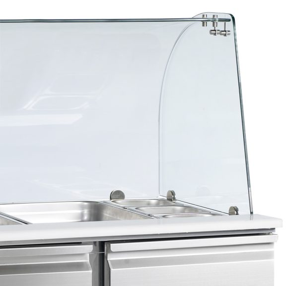 Hűtött munkaasztal GN1/1 -Salátás TEFCOLD 270 / 240 Liter
