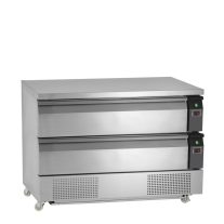   Hűtött munkaasztal - Alacsony magasságú TEFCOLD 265 / 154 Liter