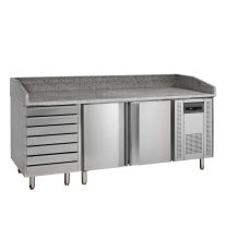  Hűtött munkaasztal - Pizzériáknak - TEFCOLD 390 / 370 Liter