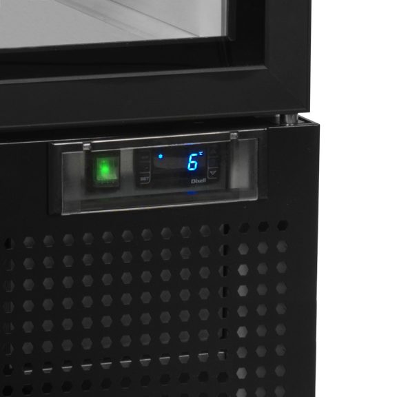 üvegajtós hűtő – italhűtő TEFCOLD 515 / 412 Liter