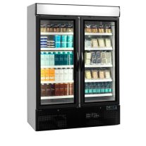 üvegajtós hűtő – italhűtő TEFCOLD 1149 / 1079 Liter
