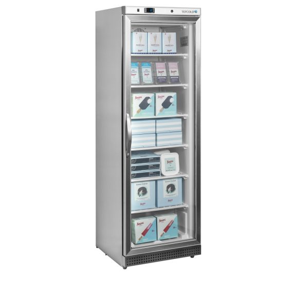 Üvegajtós fagyasztó - TEFCOLD 400 / 340 Liter