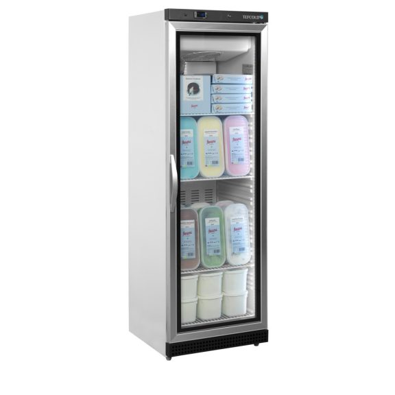 Üvegajtós fagyasztó - TEFCOLD 400 / 340 Liter