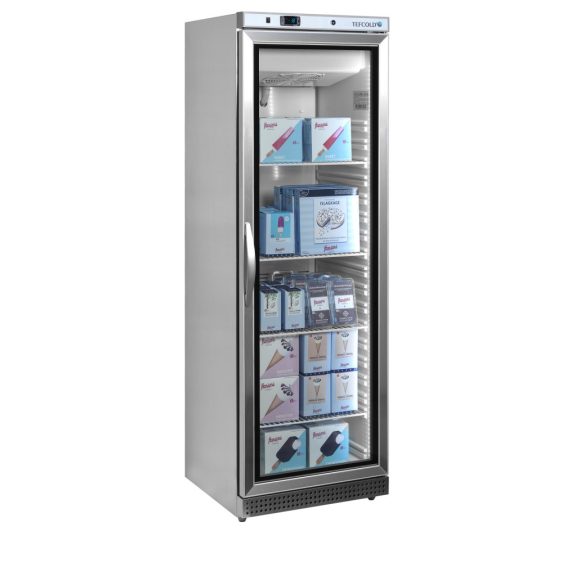Üvegajtós fagyasztó - TEFCOLD 400 / 340 Liter