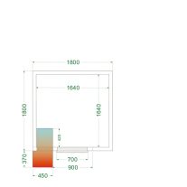 Komplett Hűtőkamra TEFCOLD - Liter