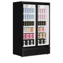 Üvegajtós fagyasztó - TEFCOLD 1006 / 702 Liter