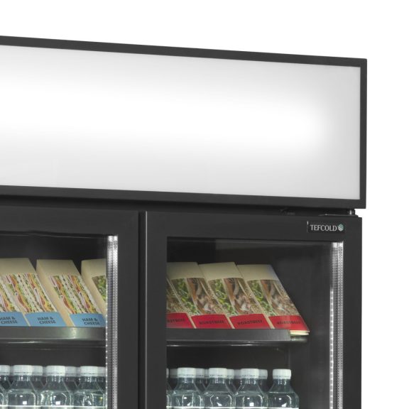 üvegajtós hűtő – italhűtő TEFCOLD 707 / 535 Liter