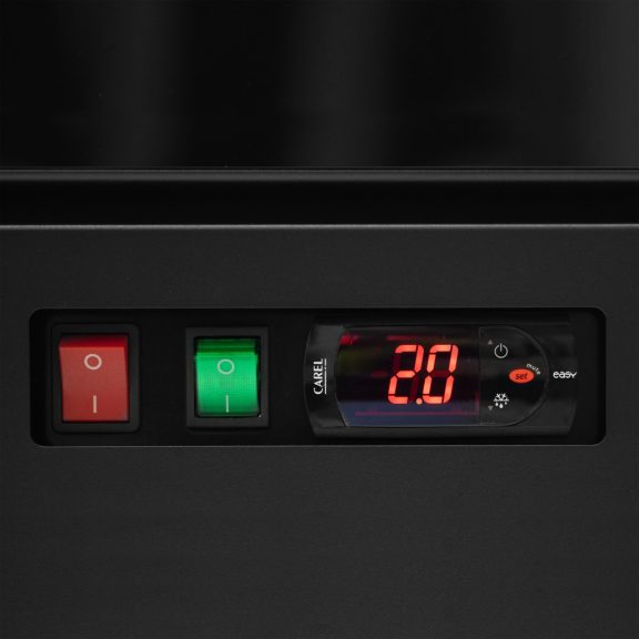 üvegajtós hűtő – italhűtő TEFCOLD 614 / 459 Liter
