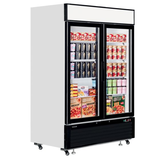 Üvegajtós fagyasztó - TEFCOLD 1108 / 922 Liter
