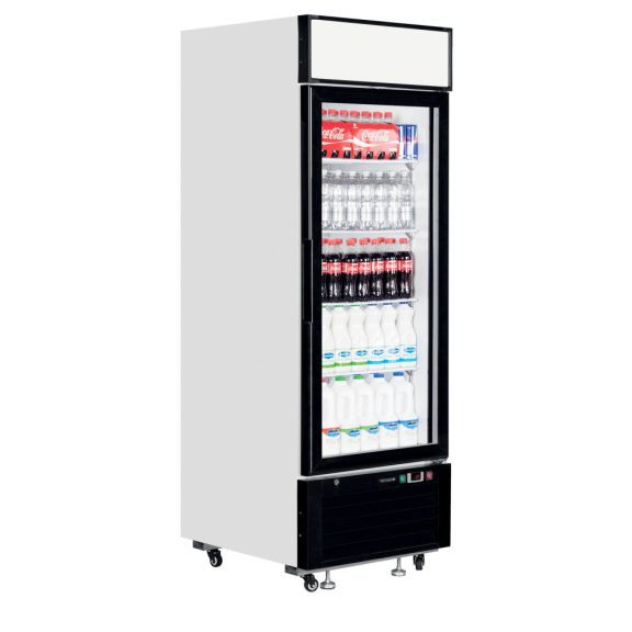 üvegajtós hűtő – italhűtő TEFCOLD 496 / 405 Liter