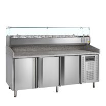   Hűtött munkaasztal - Pizzériáknak - TEFCOLD 580 / 565 Liter