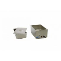Maxima Bain Marie leeresztő csappal és 1 x 1/1 GN szettel