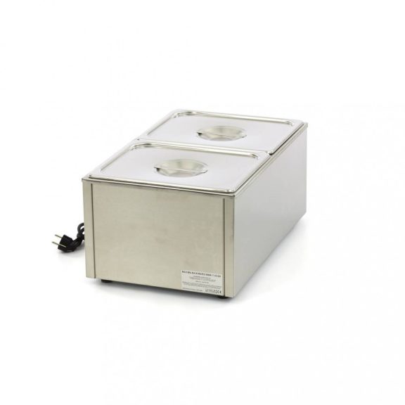 Maxima Bain Marie leeresztő csappal és 2 x 1/2 GN szettel