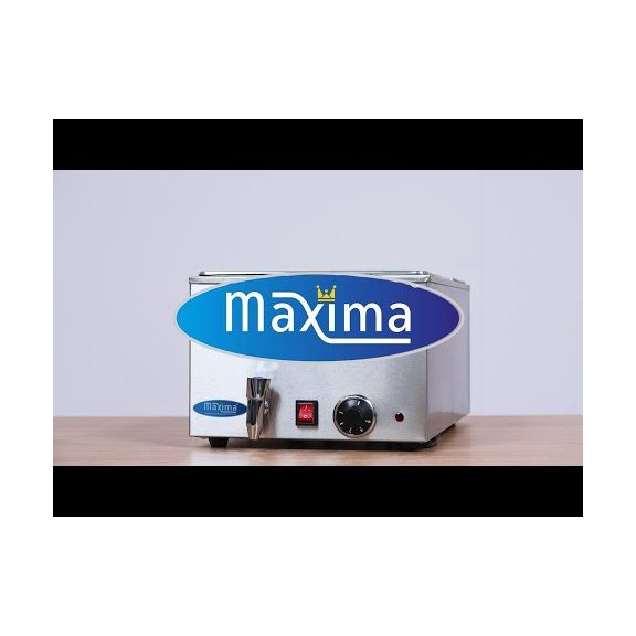 Maxima Bain Marie leeresztő csappal és 3 x 1/3 GN szettel