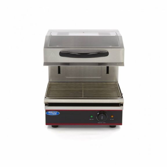 Maxima Deluxe szalamander grill emelővel - 440 X 320MM - 2.8 KW