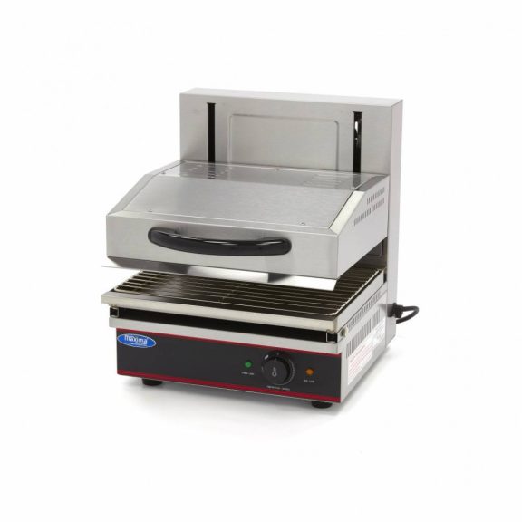 Maxima Deluxe szalamander grill emelővel - 440 X 320MM - 2.8 KW