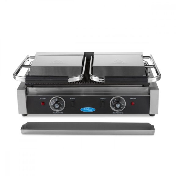 Maxima Kontakt Grillsütő MCG BIG GR - 2 x 22cm