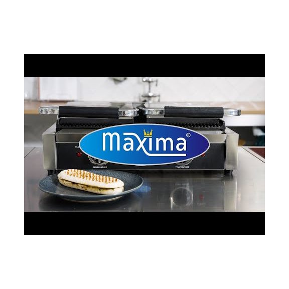 Maxima Kontakt Grillsütő MCG BIG GR - 2 x 22cm