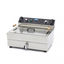   Maxima Elektromos Fritőz - 1 X 20L - Halsütő - leeresztő csappal