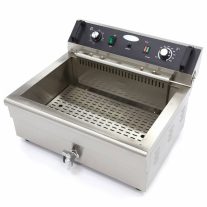  Maxima Elektromos Fritőz - 1 X 20L - Halsütő - leeresztő csappal