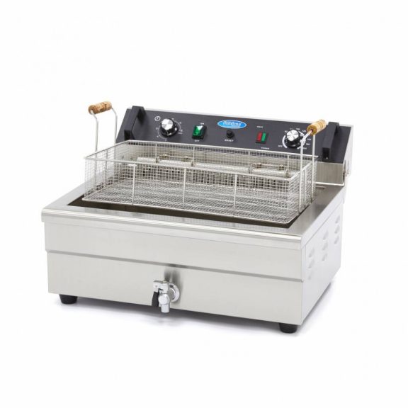 Maxima Elektromos Fritőz - 1 X 20L - Halsütő - leeresztő csappal