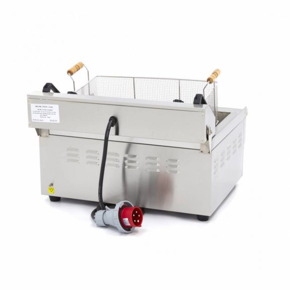 Maxima Elektromos Fritőz - 1 x 30L - Halsütő - leeresztő csappal