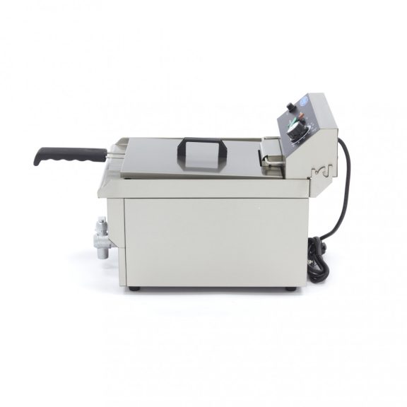 Maxima Elektromos Fritőz 1 x 13L - leeresztő csappal