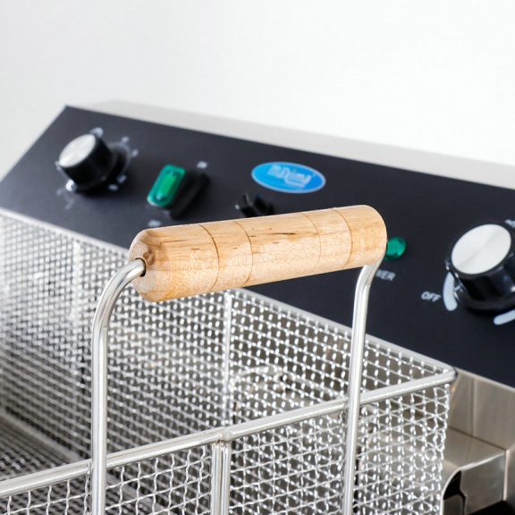Maxima Elektromos Fritőz - 1x45L leeresztő csappal- lábon álló