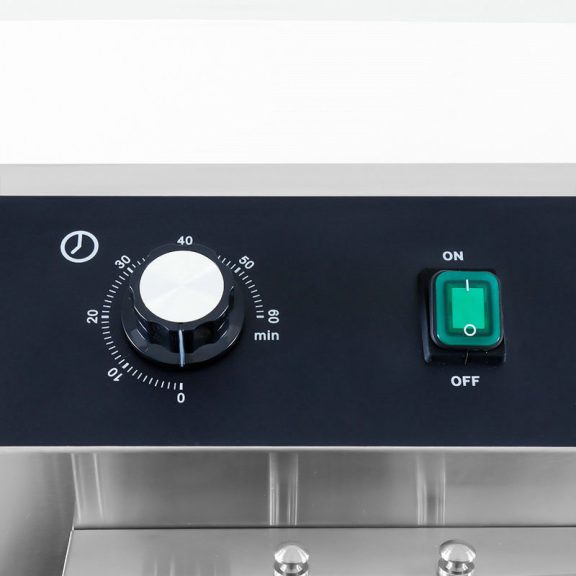 Maxima Elektromos Fritőz - 1x45L leeresztő csappal- lábon álló