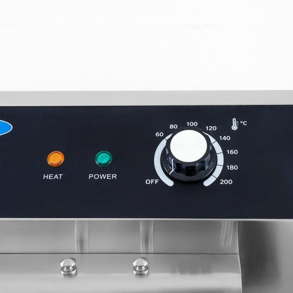 Maxima Elektromos Fritőz - 1x45L leeresztő csappal- lábon álló
