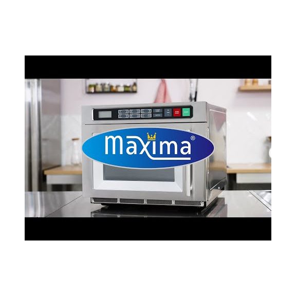 Maxima Professzionális mikrohullámú sütő 30L 1800W programozható - Dupla