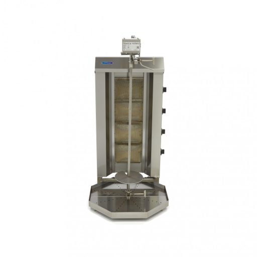 Kebab grill gáz - 4 égővel - 50kg hús