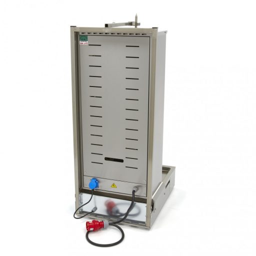 Kebab grill elektromos - 5 égővel - 100kg hús