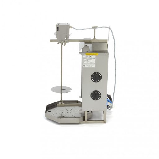 Kebab grill elektromos - 2 égővel - 20kg hús
