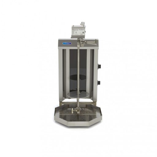 Kebab grill elektromos - 2 égővel - 20kg hús