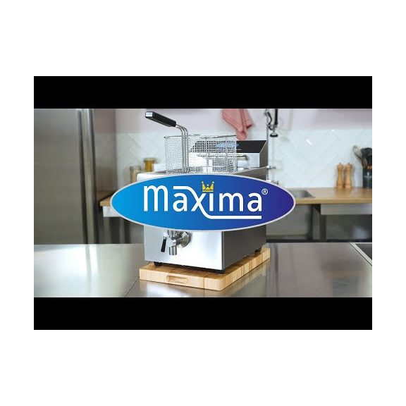 Maxima Indukciós Fritőz - 1 x 8L leeresztő csappal 3,5kW