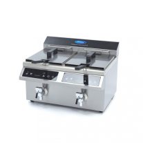 Maxima Indukciós Fritőz - 2 x 8L leeresztő csappal