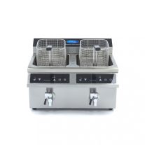 Maxima Indukciós Fritőz - 2 x 8L leeresztő csappal