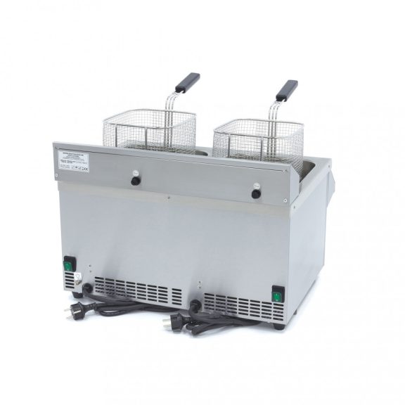 Maxima Indukciós Fritőz - 2 x 8L leeresztő csappal