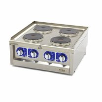   Commercial Grade Cooker - 4 Burners - Double Unit - 60cm Deep - 400V