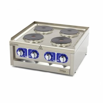   Commercial Grade Cooker - 4 Burners - Double Unit - 60cm Deep - 400V