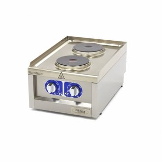   Kereskedelmi minőségű tűzhely - 2 égővel - Elektromos - Single Unit