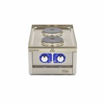   Kereskedelmi minőségű tűzhely - 2 égővel - Elektromos - Single Unit